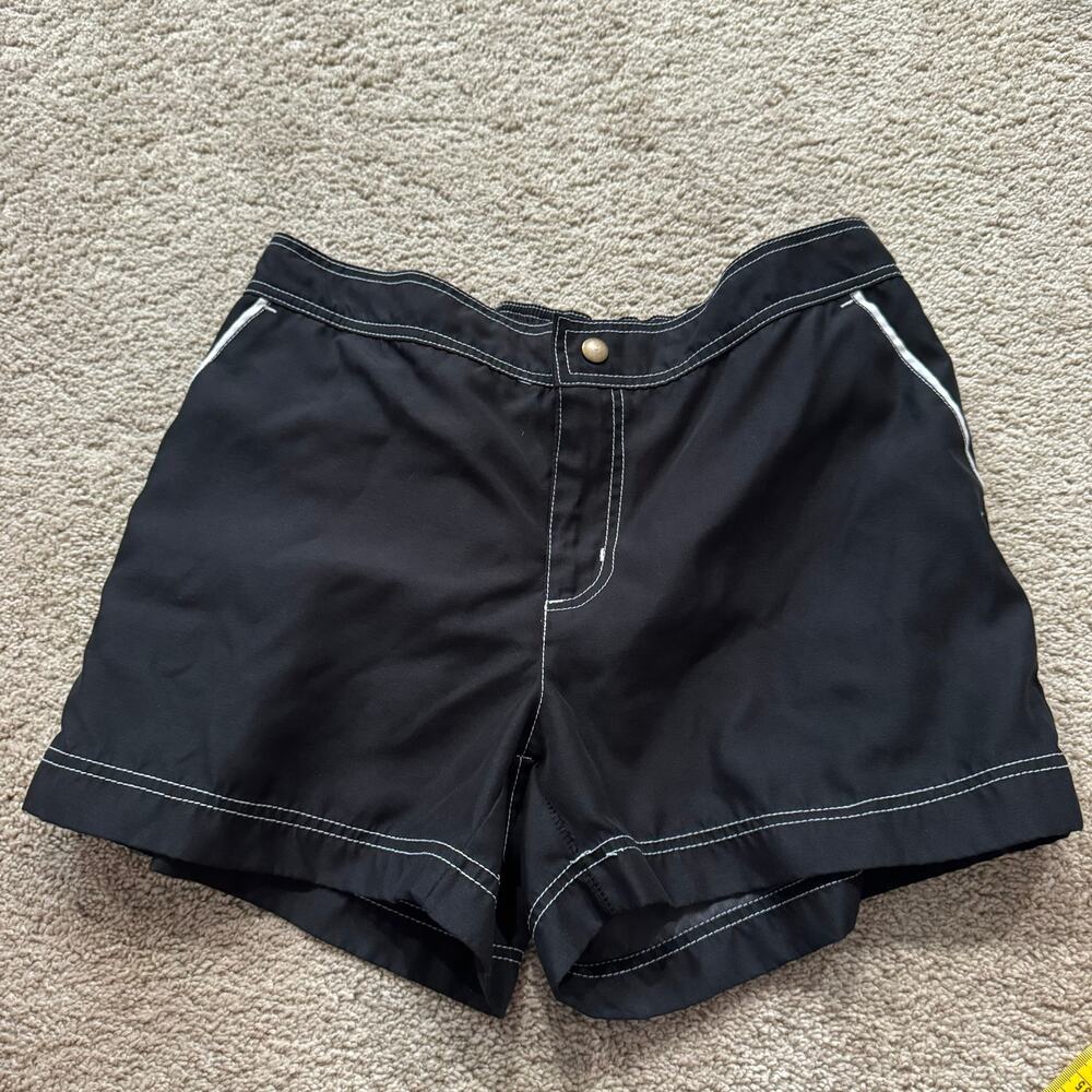 Catalina Black Swim Shorts Bottoms Women's Size Medium / 8 - 10 w/ Pockets